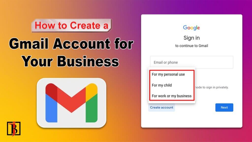 Gmail Account for Your Business