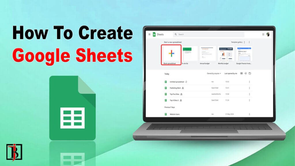 How To Create Google Sheets